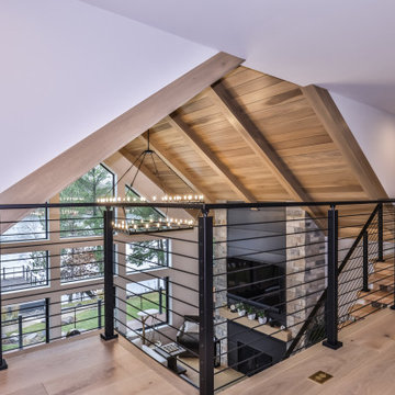 Family Lakehouse - Loft Lakeview / Railing