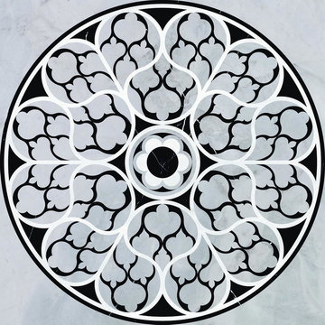 Waterjet Medallion for Lobby of various house