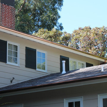 Seamless Copper Rain Gutters in Los Angeles