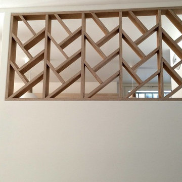 Claustra en bois de bouleau sur mesure