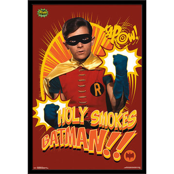 1966 Batman Robin Poster, Black Framed Version