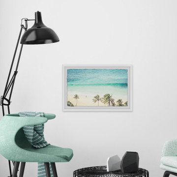 "Carried Away on the Wind" Framed Painting Print
