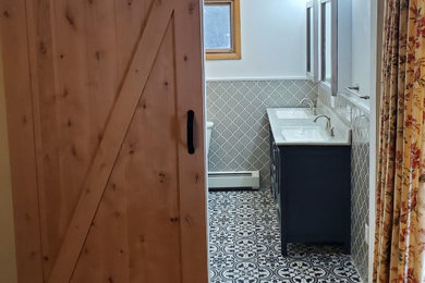 Example of a bathroom design in Other