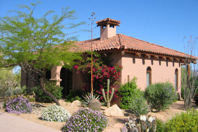 Tuscan exterior home photo in Phoenix