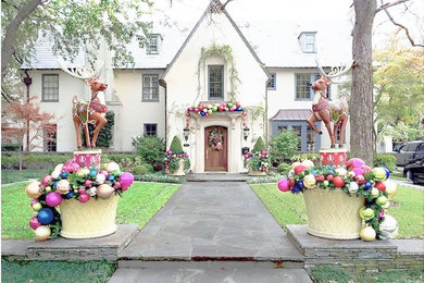 This is an example of a traditional home in Dallas.