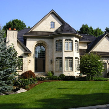 Houses with Hy-Grade's permanent steel roofing "cure"
