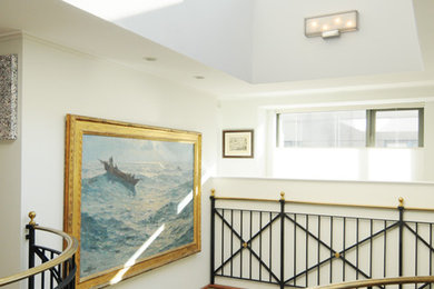 Example of a trendy hallway design in Boston
