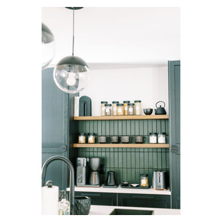 Hunter Green Kitchen - Modern - Kitchen - Other - by Fireclay Tile | Houzz