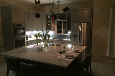 Example of a trendy kitchen design in Dallas