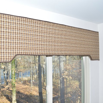 One Step Custom Cornice Board with Contrast Cording - Baltimore, MD