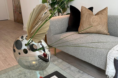 Living room - contemporary living room idea in Other
