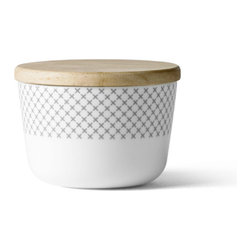 Menu Grey Stitches Sugar Bowl - Sugar Bowls & Milk Jugs