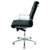 Lucia Black Naugahyde Office Chair, HGJL280