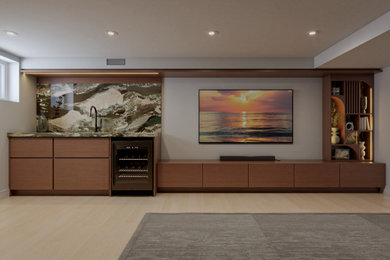 Basement - 1950s basement idea in Toronto