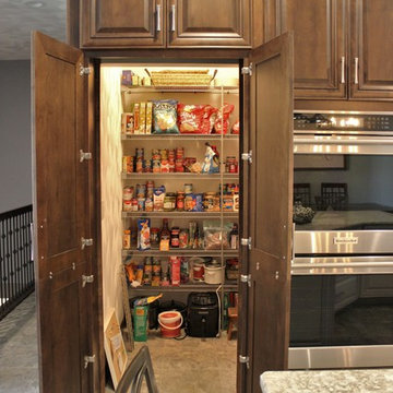 Geneseo, IL- Rich Mocha Stained Cabinets and Cambria Berwyn Quartz Kitchen