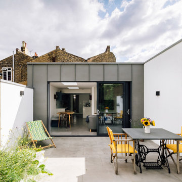 Side and rear extension with a courtyard