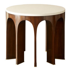 Arcade Center Table - Stone Top - Baker Furniture - Side Tables And End Tables