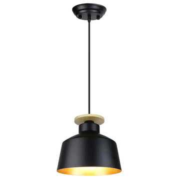 Black Industrial Pendant Light Adjustable Bar Ceiling Hanging Light