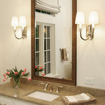 Frame My Mirror - Maricopa Framed Wall Mirror, Bronze, 36"x48" - Delicate, raised designs grace the surface of the Maricopa, offering an ornate framed mirror option that maintains a feeling of simplicity. The buffed finish will give your custom mirror an antique look.