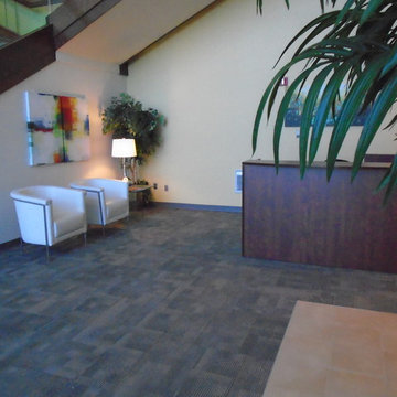 Before & After - Commercial Building Lobby Staging in Albuquerque, NM