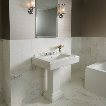 For Loft by Michael S Smith Basin Faucet Set, Crystal Handles