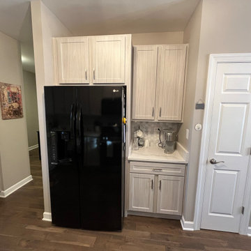 Transitional Kitchen Remodel Done in Swiss Elm Skye Cabinets