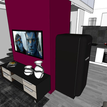 Appartamento con soppalco