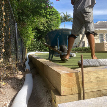 Palm Beach Proper, Bocce Ball Court Construction