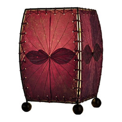 Mini Square Table Lamp | Purple - Table Lamps