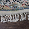Nain Hand-Knotted Rug, Navy/Beige, 7"x7"