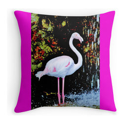 Cushions & Covers   - "Flamingo Raindance" - Decorative Cushions