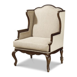 Sonoma Wingback Upholstered Host Hostess Chair - Dining Chairs