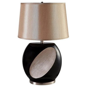 25"H Retro Ceramic Table Lamp