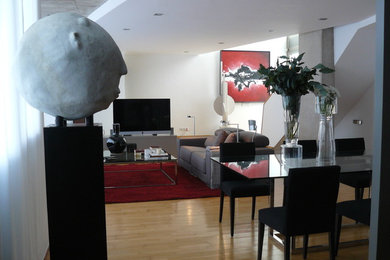 Salón y dormitorio principal en Tafira