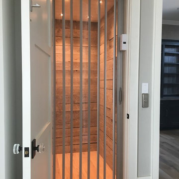 Clear Acrylic Gate, Classic Series with Custom Barn Wood