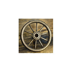Bicycle Wheel Knobs for Bathroom Vanity - Decorative Accents