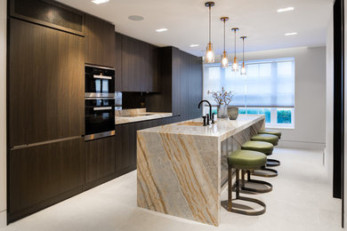 Contemporary kitchen in London.