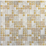 Dundee Deco - Squares Victorian Medallions 3D Wall Panels, Set of 5, Covers 24.8 Sq Ft - Dundee Deco's 3D Falkirk Retro are lightweight 3D wall panels that work together through an automatic pattern repeat to create large-scale dimensional walls of any size and shape. Dundee Deco brings a flowing, soothing texture with a touch of luxury. Wall panels work in multiples to create a continuous, uninterrupted dimensional sculptural wall. You can cover an existing wall with wall tiles or disguise wallpaper or paneled wall. These modern wall tiles create a sculptural and continuous dimensional surface to any room setting through patterning. Dundee Deco tile creates a modern seamless pattern on a feature wall or art piece.