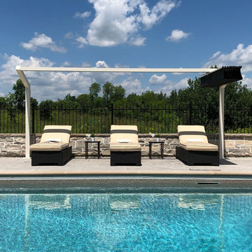 Freestanding Retractable Canopy, Hamilton