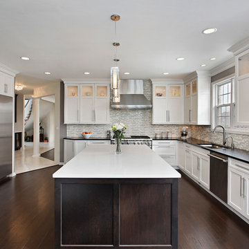 Pristine Streamlined Kitchen