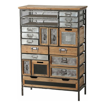 Industrial Chic Multi Drawer Chest