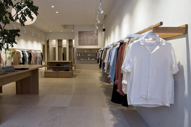 Contemporary storage and wardrobe in Sydney.