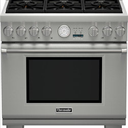 Thermador 36" Dual-Fuel Range PRD364EDG - Gas Ranges And Electric Ranges