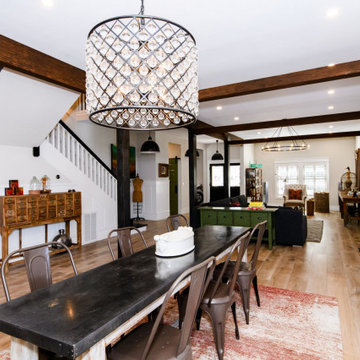 Kitchen and living room