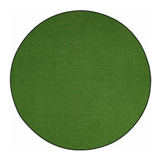 FurnishMyPlace Green Turf Artificial Grass 5' Round Indoor/Outdoor Area Rug