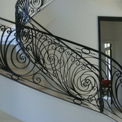 contemporary wrought iron railing - Products