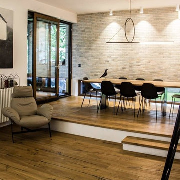 Industrial style living - room and kitchen furniture by Cuibul de Design.