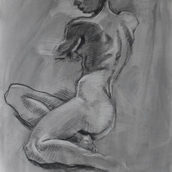 charcoal and graphite - Drawings And Illustrations