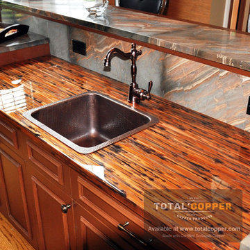 Enchantment Copper Bar Top | Copper Vanity | Copper Counter