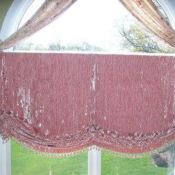 Krinkle Pink Velvet - Window Treatments
